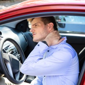 Driver Having neck pain after accient